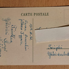 tytöllä kukko sylissä, kulkenut 1918 käsipostia - pikkukuva 2