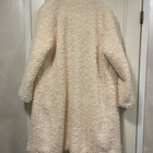 Uusi kermanvaalea teddyturkki one size koko - pikkukuva 2