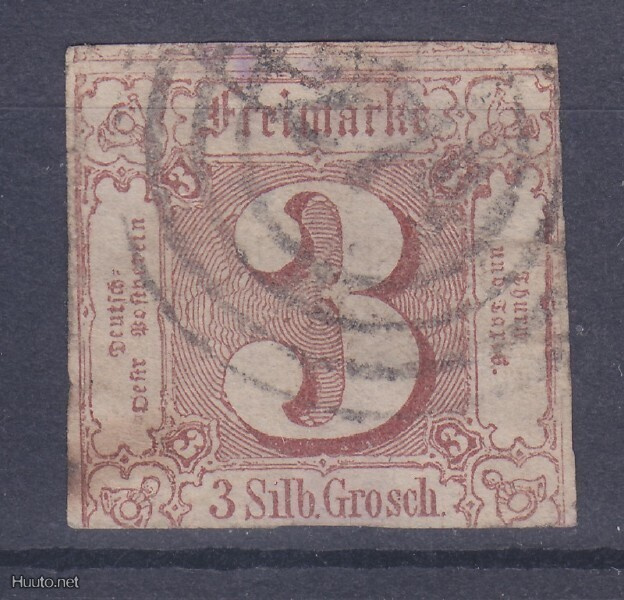 Saksa Reich Thurn und Taxis 1859 Mi 17