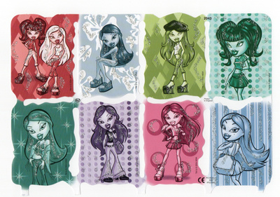 KIILTOKUVA °°BRATZ°° / MLP 2043 (Kimalle)