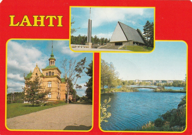 KIRKKOKORTTI - LAHTI - JOUTJÄRVEN KIRKKO - 4/1
