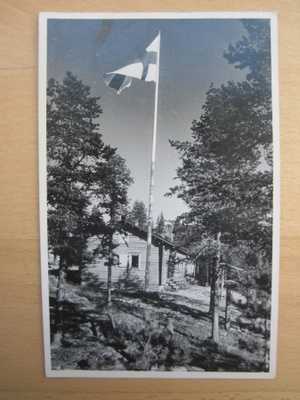 VANHA Postikortti Lappi Rovaniemi 1952