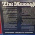 GRANDMASTER FLASH & THE FURIOUS FIVE - THE MESSAGE M-/EX- LP - pikkukuva 2