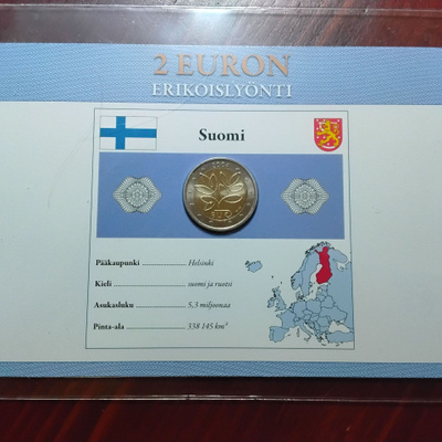 Suomi 2 euro 2004 unc juhlaraha " risuraha"