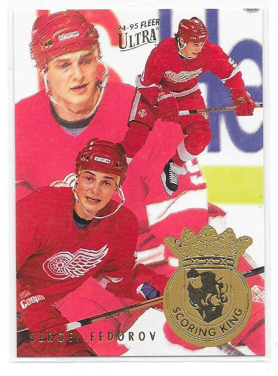 1994-95 Ultra Scoring Kings #2of7 Sergei Fedorov Detroit