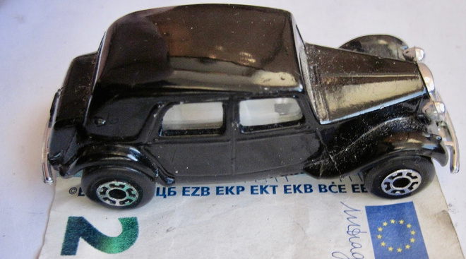 VANHA Lelu Auto Matchbox Citroen 15 CV Made in England