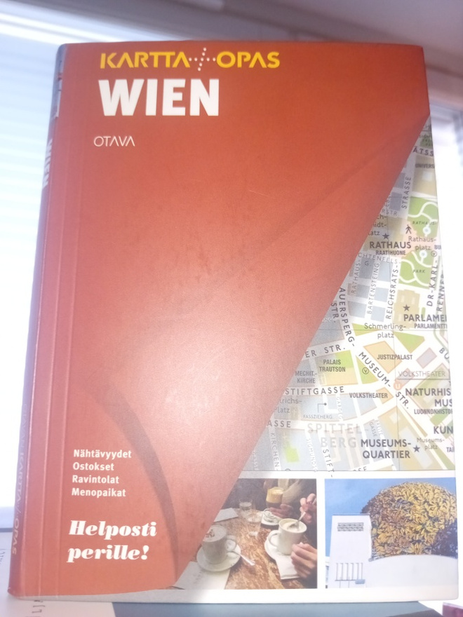 Kartta  + opas WIEN ( SIS POSTIKULU  )