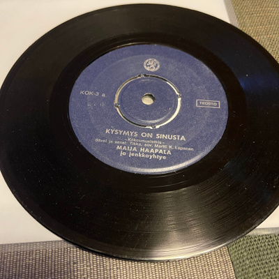MAIJA HAAPALA * KARI FALL : Kysymys on sinusta *… *FIN 1970
