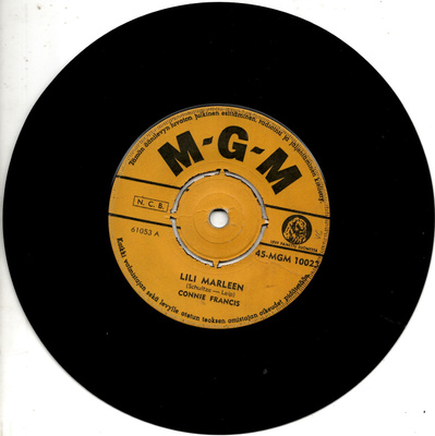 CONNIE FRANCIS: Lili Marleen / Mond von Mexico  7"