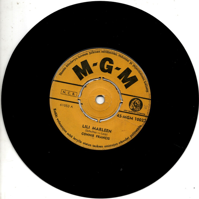 CONNIE FRANCIS: Lili Marleen / Mond von Mexico  7"