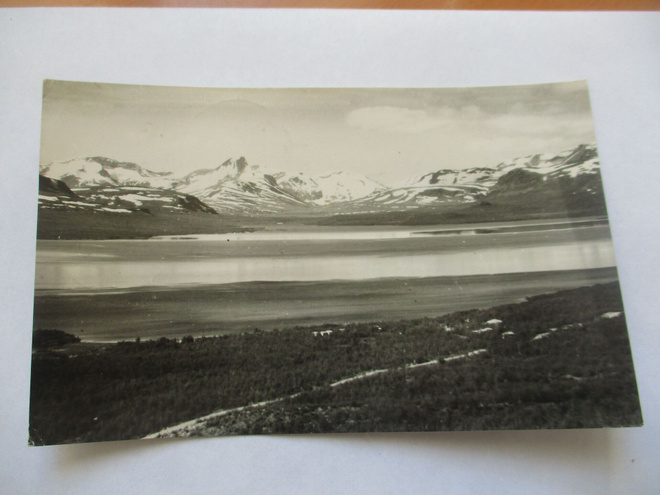 Enontekiö Kilpisjärvi - 1952 Napapiirin matkailukuvaleimaus