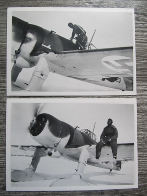 FOKKER.....lentäjä ja mekaanikko, uudehko kuva vanhasta ??