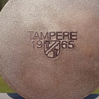Tampere 1965. Lätkämitali. Puurasiassa. Halkaisija - 74 mm. - pikkukuva 1