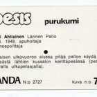 Purkkakuva Panda. Pesäpallo n:o 75 MARI AHTIAINEN. - pikkukuva 2