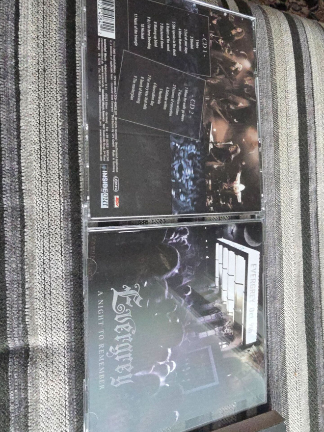 Otsikko Evergrey – A Night to Remember 2CD 2004 – Live – Ins