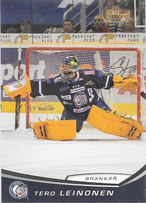 2008-09 OFS Plus #436 Tero Leinonen Liberec ex- JYP MV