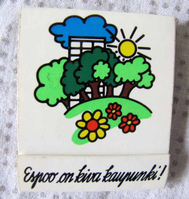 Mainostikut,  Espoo on kiva kaupunki! 1974