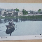 Loviisa, soutelijat lahdella, takana kaupunkia, kirkko, 1908 - pikkukuva 1