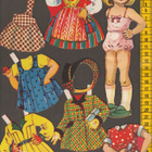 Paperinukke Britt-Louise 1950-luku - pikkukuva 1