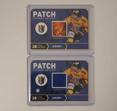 18-19 Cardset Patch Teemu Tallberg, Jukurit /100