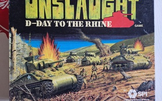 Vintage 1987 Onslaught D-Day to the Rhine TSR War Game