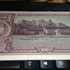 Hungary Unkari 100 Pengö 1945 P111 VF+ - pikkukuva 2