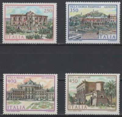 (S0441) ITALY, 1984 (Villas). Mi ## 1898-1901. MNH**