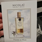 Hajuvesinäyte Nicolai Parfumeur Poudre de Musc Intense - pikkukuva 1
