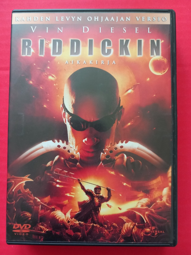Riddickin aikakirja Suomi dvd