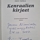 Päivi Tapola : Kenraalien kirjeet (signeerattu, tekijän o... - pikkukuva 4