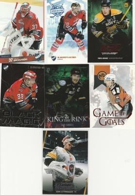 2016/17 Cardset ser. 1 ja 2 perus ja erkkkrit alk. 0.25e