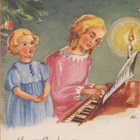 Airi Kari Äiti soittaa pianoa, lapsi laulaa vierellä - pikkukuva 1