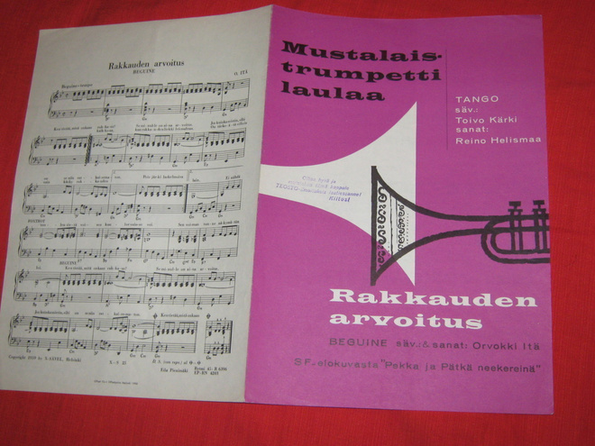 NUOTTIVIHKO - EILA PELLINEN - Mustalaistrumpetti Laulaa 1959