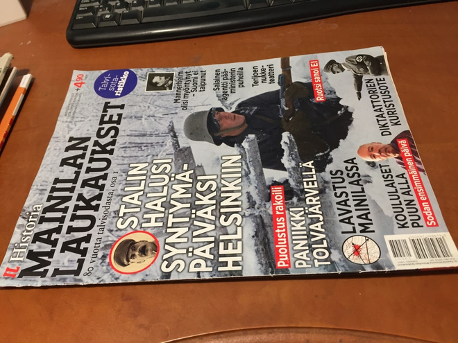 ILTALEHTI HISTORIA MAINILAN LAUKAUKSET HYVÄ