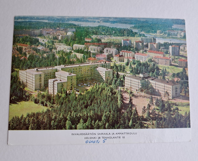 Helsinki, Invalidisäätiön sairaala- ja ammattikoulu, k. 1969