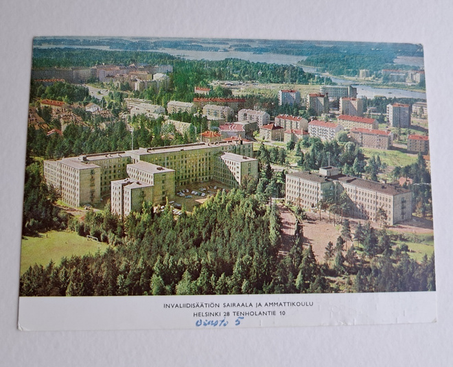 Helsinki, Invalidisäätiön sairaala- ja ammattikoulu, k. 1969