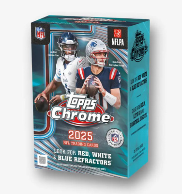 2025 Topps Chrome NFL Blaster Box