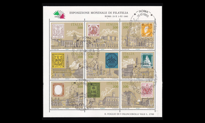 Italia 1945-53kb o Postimerkkinäyttely (1985)