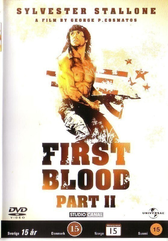 dvd, Rambo II (First Blood Part II, Sylvester Stallone) [toi