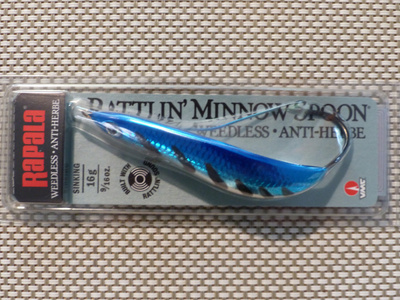 RAPALA Rattlin' Minnow Spoon 8cm, 16g Väri: MBT