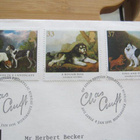 Englanti 5 koiramerkkiä Saksaan 1991 FDC? - pikkukuva 2
