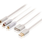Profigold Apple Telakka - USB A uros + 3xRCA uros, 1m *UUSI* - pikkukuva 3