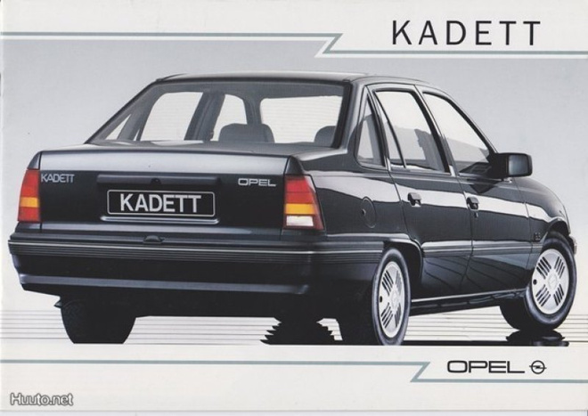 Opel Kadett sedan -esite, 1986