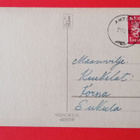 Vanha joulukortti kulk 1950 - pikkukuva 2