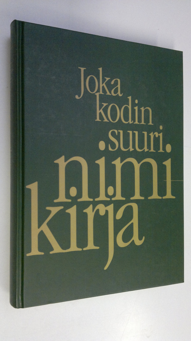 Joka kodin suuri nimikirja