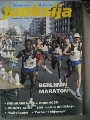 Juoksija lehti Nro 9/1995 (22.3)