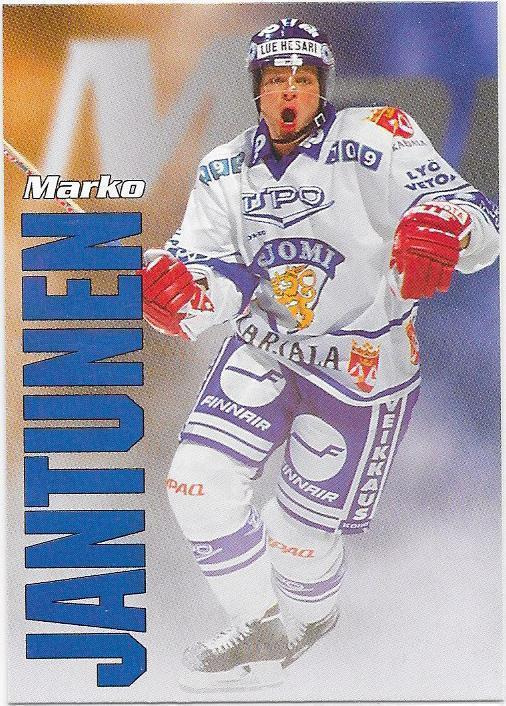 1998-99 CardSet Maajoukkue #23of47 Marko Jantunen Pelicans