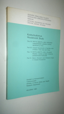 Kotityötutkimus = Housework study Osa 9-10 = Part 9-10