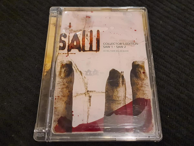 DVD - SAW Collector's edition 1&2 ( Bloodbox kannet )