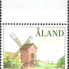 Åland 2001 Tuulimyllyt 7,00 mk välilöpari numero ** LaPe 193 - pikkukuva 1